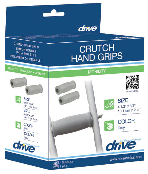 Crutch Hand Grips (closed style)