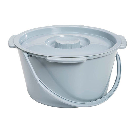 Commode Bucket with Handle and Lid, 7.5qt