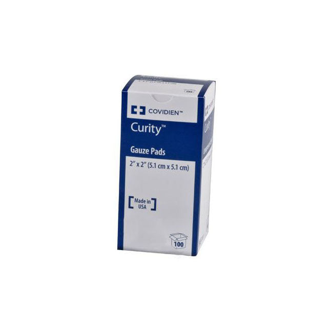 CURITY STERILE GAUZE PAD 3IN X 3.IN 12PLY  100/BOX
