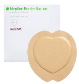 Mepilex Border Foam Dressing Sacrum 22cm x 25cm 10/Box