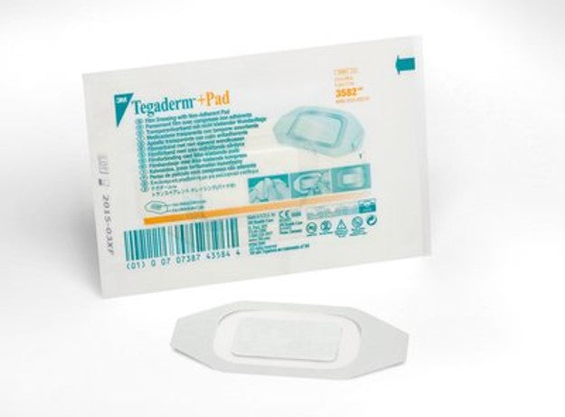 Tegaderm +Pad Transparent Dressing Non Adherent Absorbent Pad 5cm x 7cm 50/Box