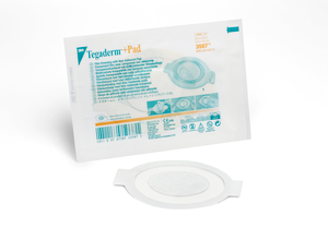 Tegaderm and Pad Wound Dressing 8cm x 11cm Oval 25/Box