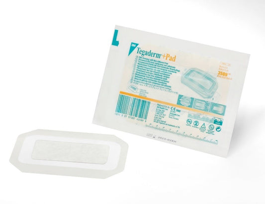 Tegaderm +Pad Film Dressing With Non Adherent Pad 9cm x 15cm 25/Box