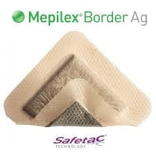 Mepilex Border Foam Ag Dressing 7.5cm x 7.5cm 5/Box
