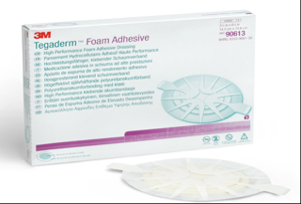 Tegaderm Foam Adhesive Dressing 19cm x 22cm Oval 5/Box