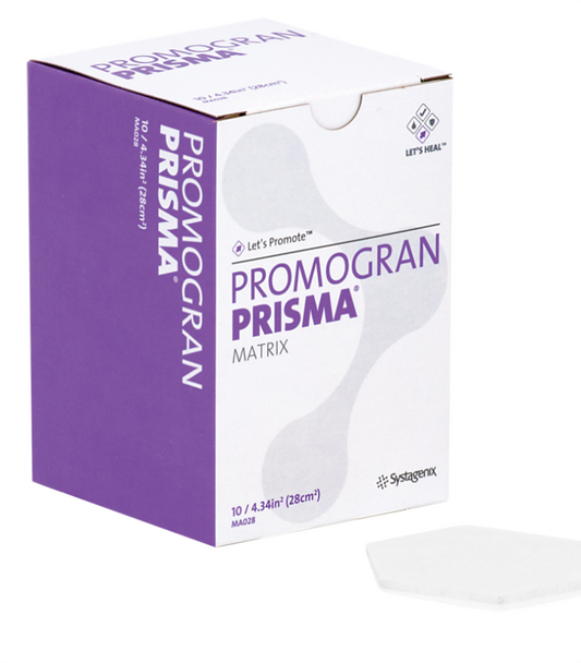 Promogran Prisma Wound Balancing Matrix Dressing 28cm Squared 10/Box